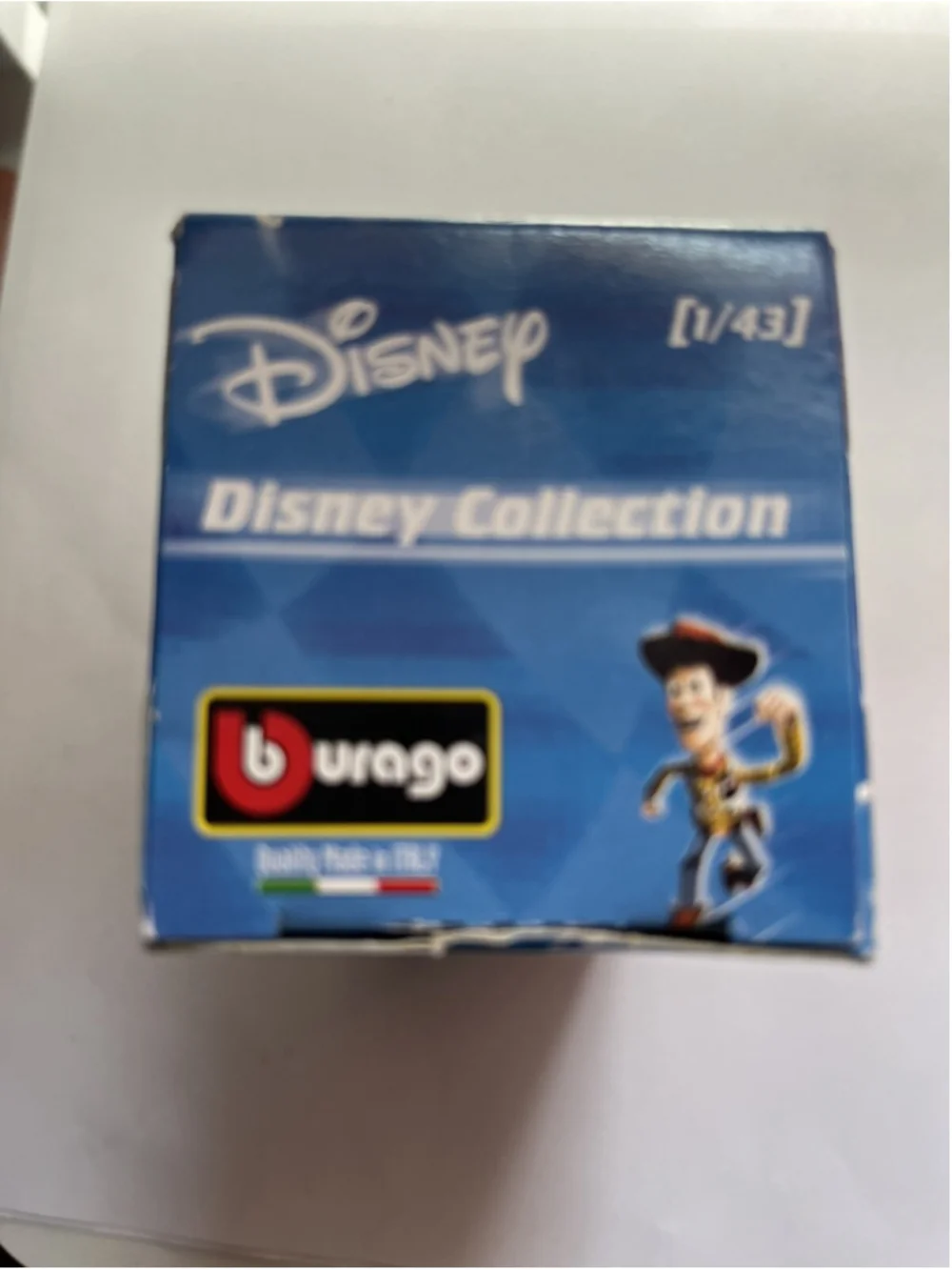 Disney bburago Toy Story's Woody Car 1/43 Diecast In Box Italy TOO CUTE ,SEE